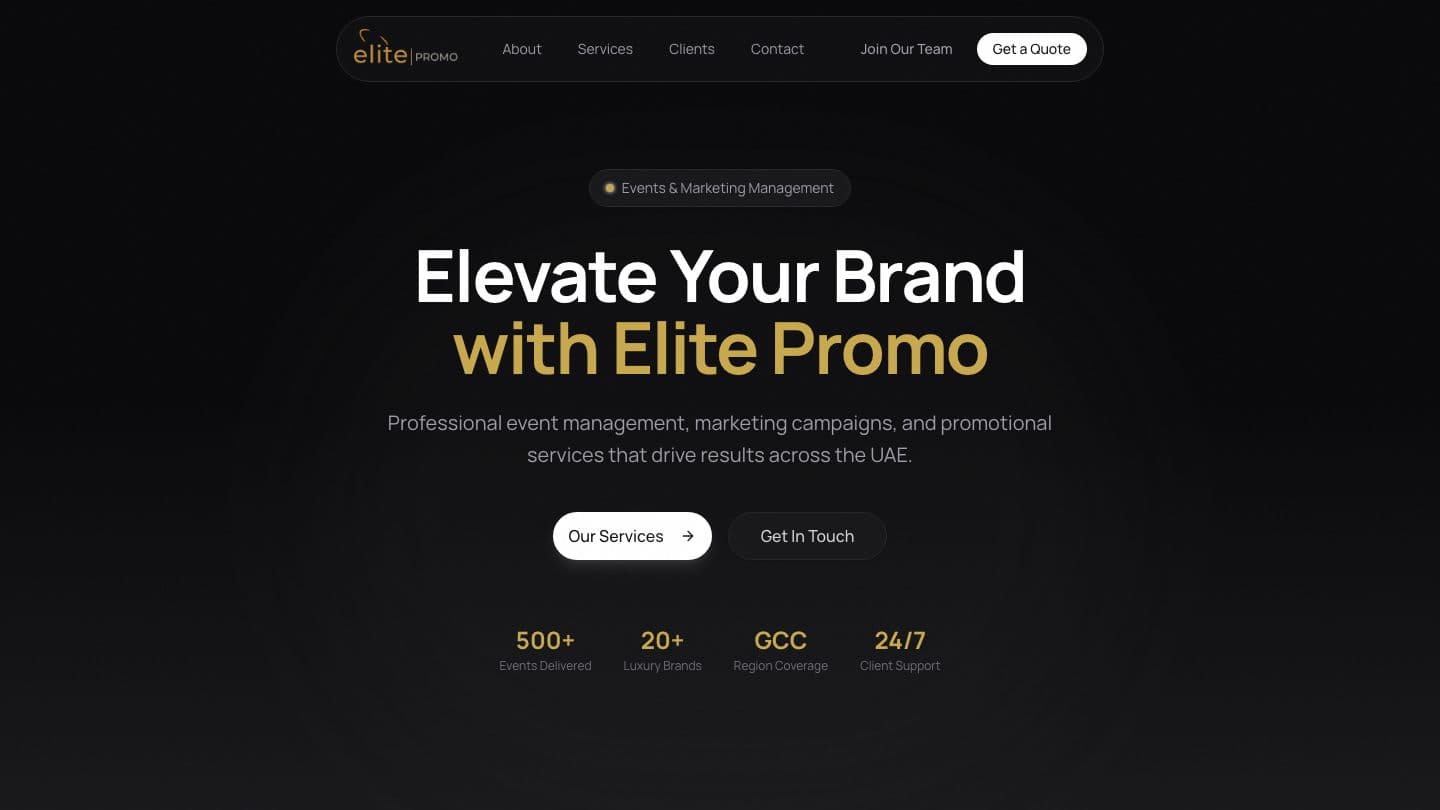 Screenshot of Elitepromo FZ-LLC (UAE)